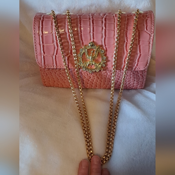 NWT Patent Leather Croc Convertible Bag - Picture 4 of 15